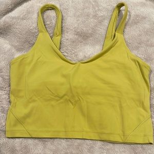 Yellow Serpentine lululemon Align Tank size 10